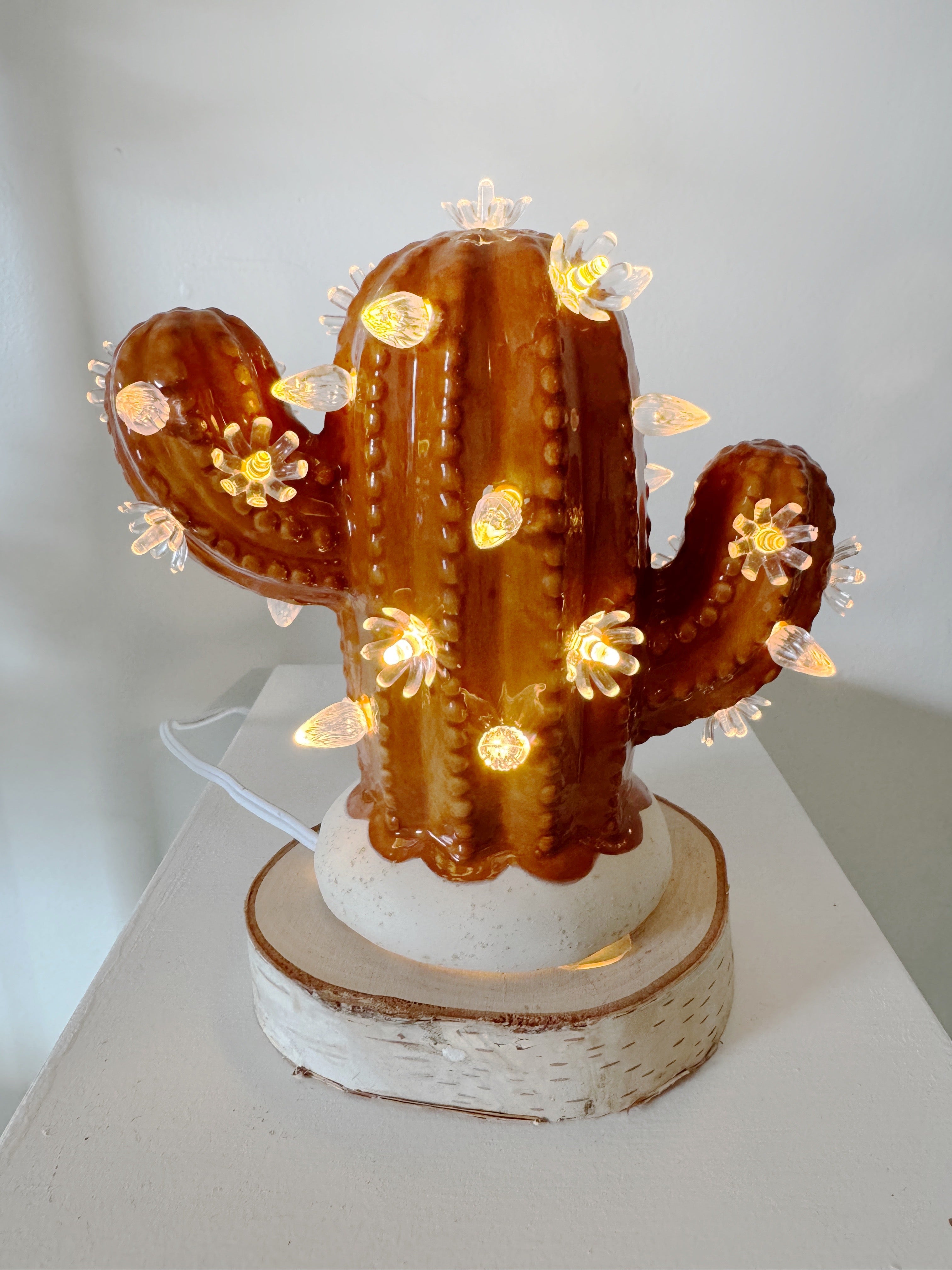 White Twist & Flower Lights