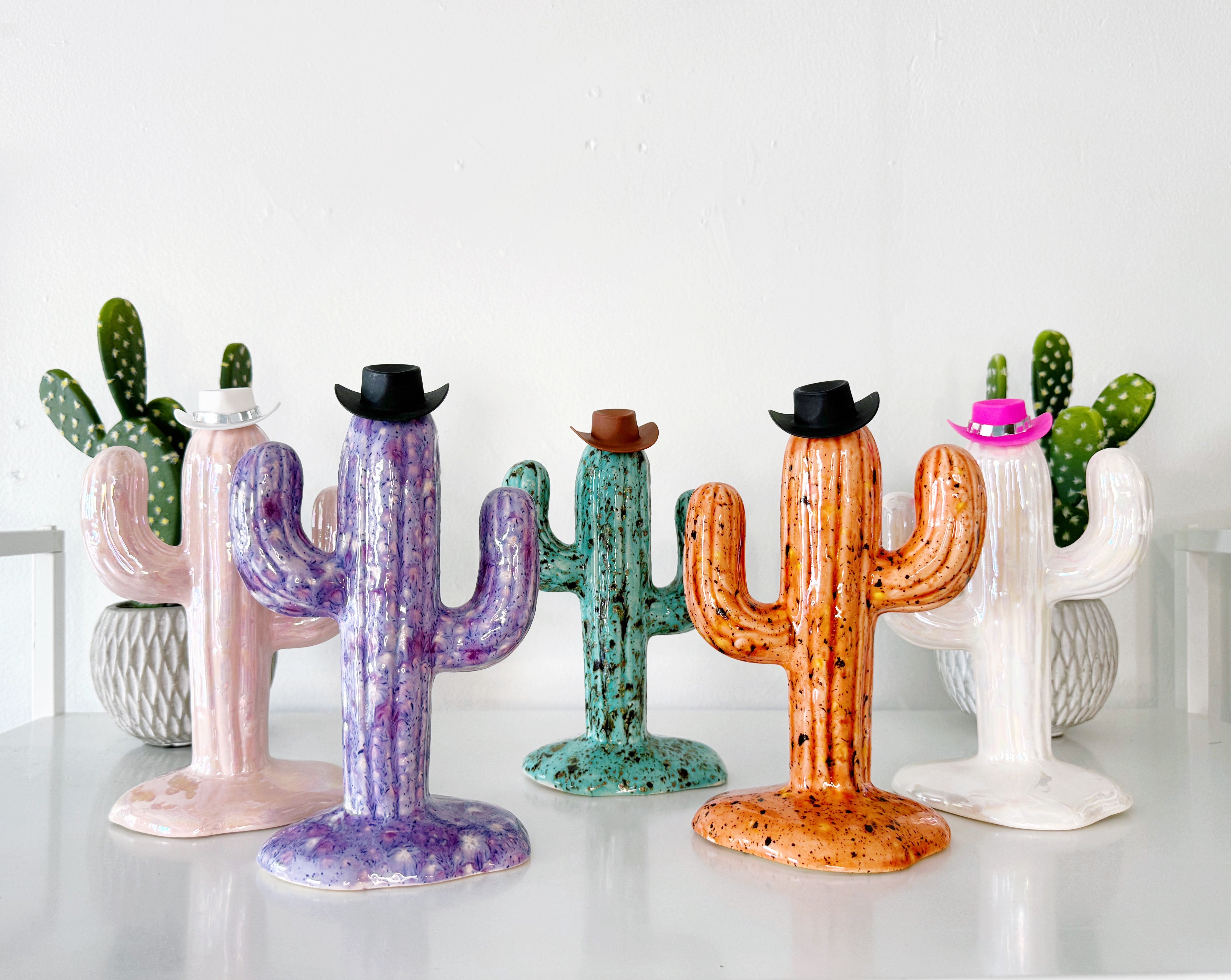 Country Ceramic Cactus Tree - The Dolly