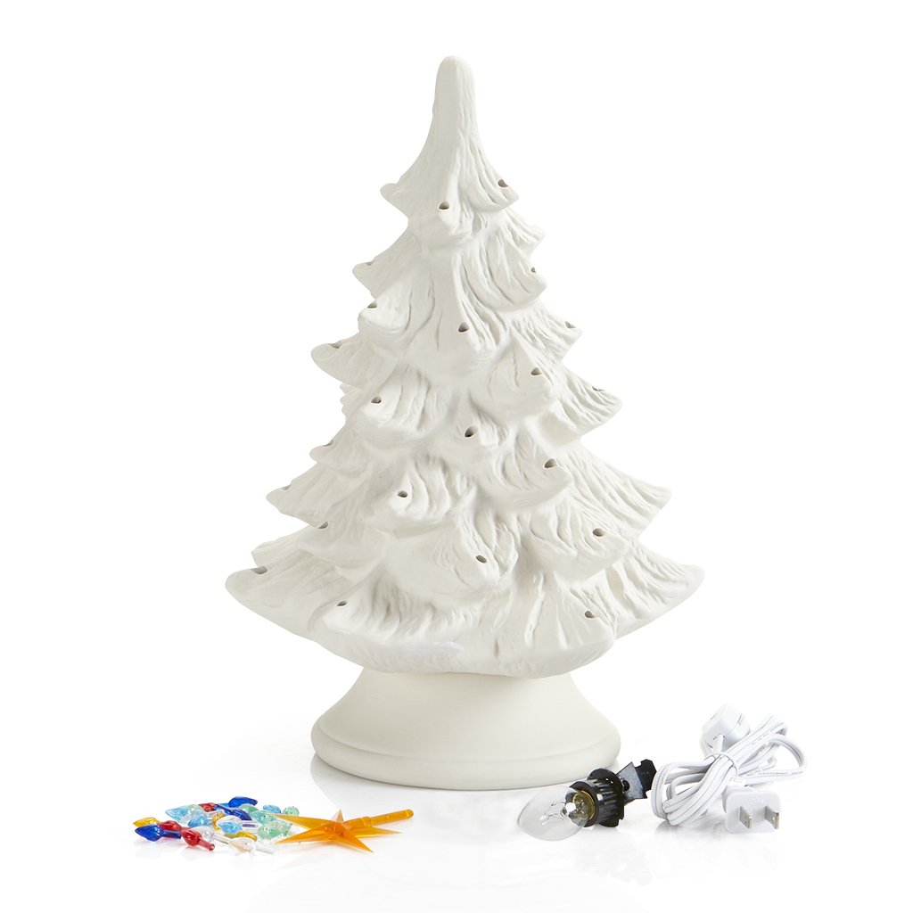 Vintage Christmas Tree Paint Party at Lala's Little Nugget