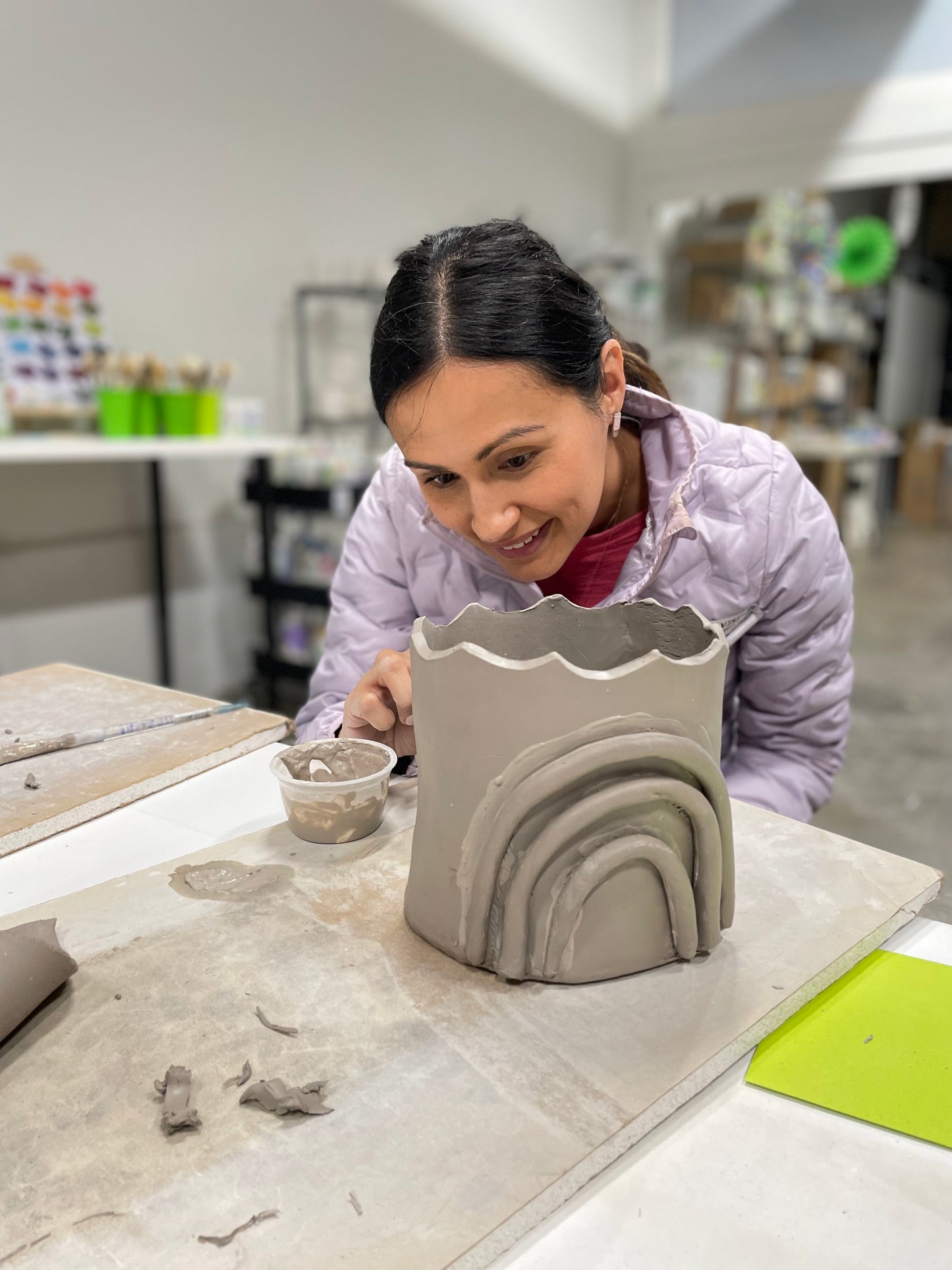 Intro to Ceramics - Clay Planter Pots