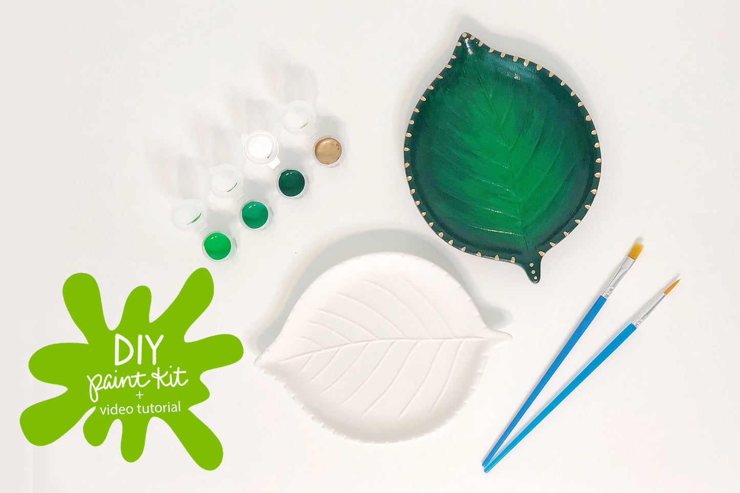 SALE! Paint Your Own Leaf Dish