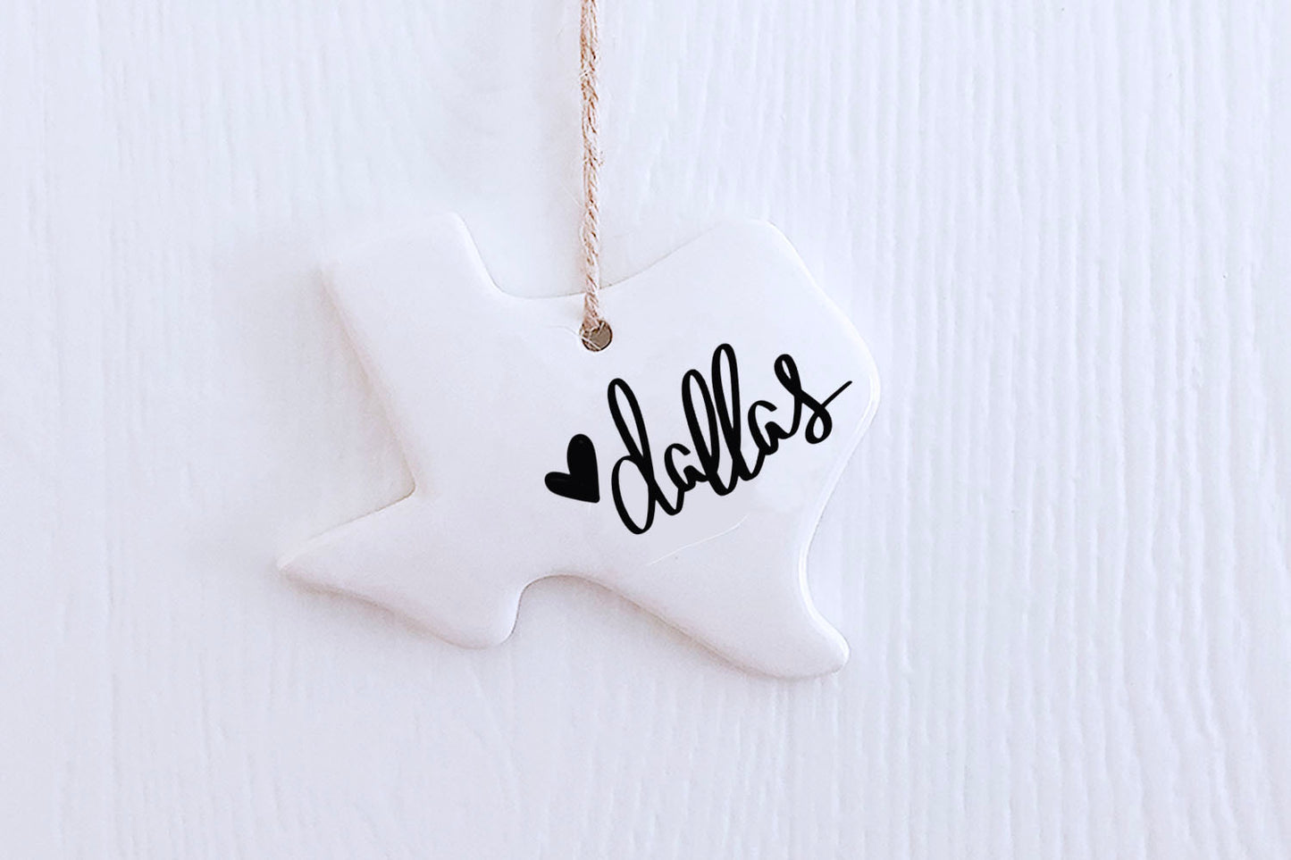 Texas Cities - Christmas Ornaments
