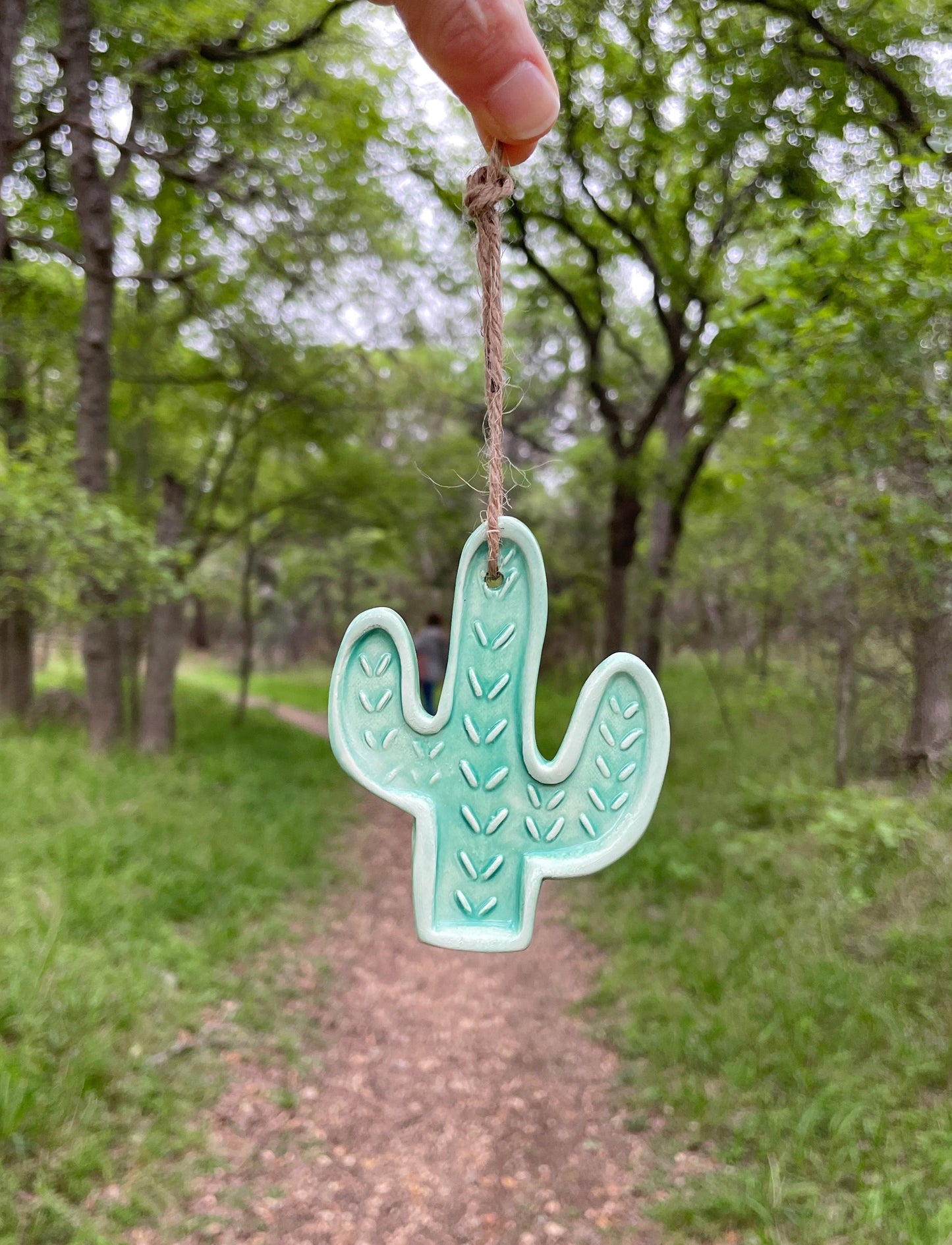 Ceramic Cactus Ornaments