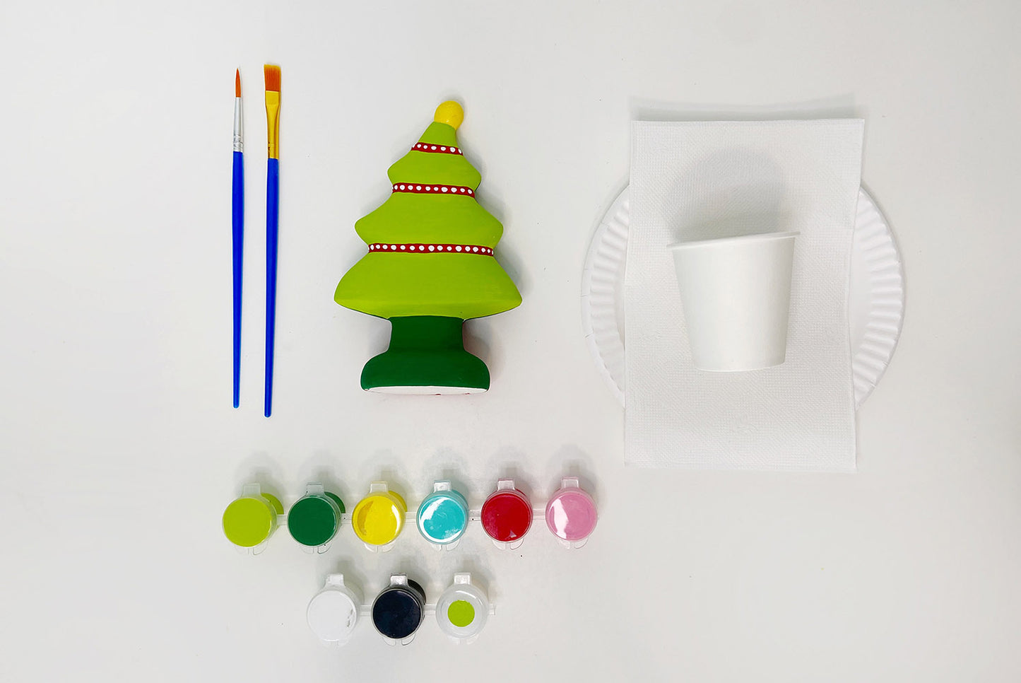 DIY Ceramic Tree Figurines