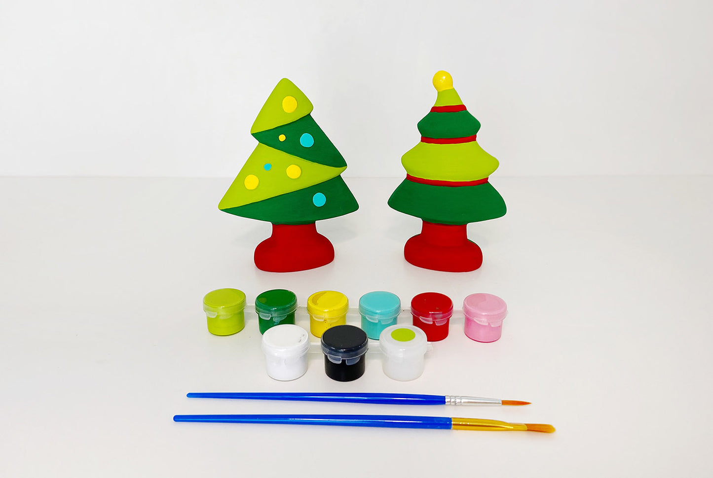 DIY Ceramic Tree Figurines