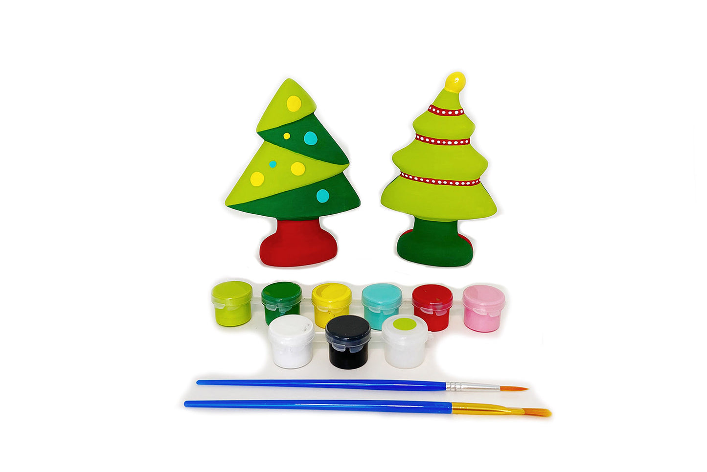 DIY Ceramic Tree Figurines
