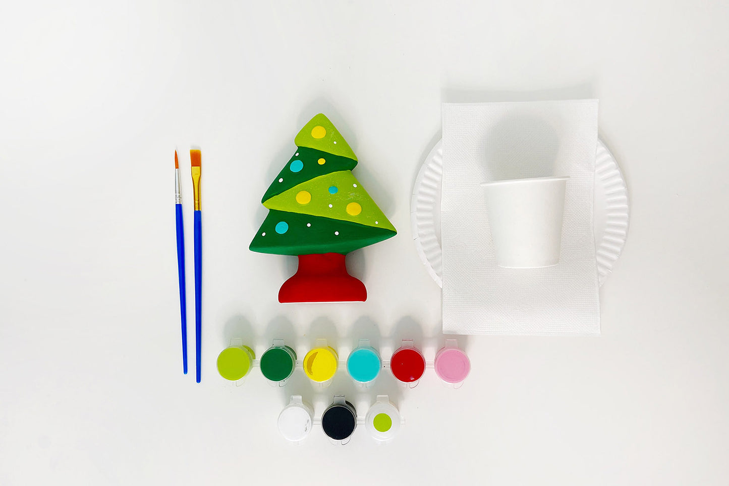 DIY Ceramic Tree Figurines