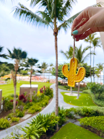 Ceramic Cactus Ornaments