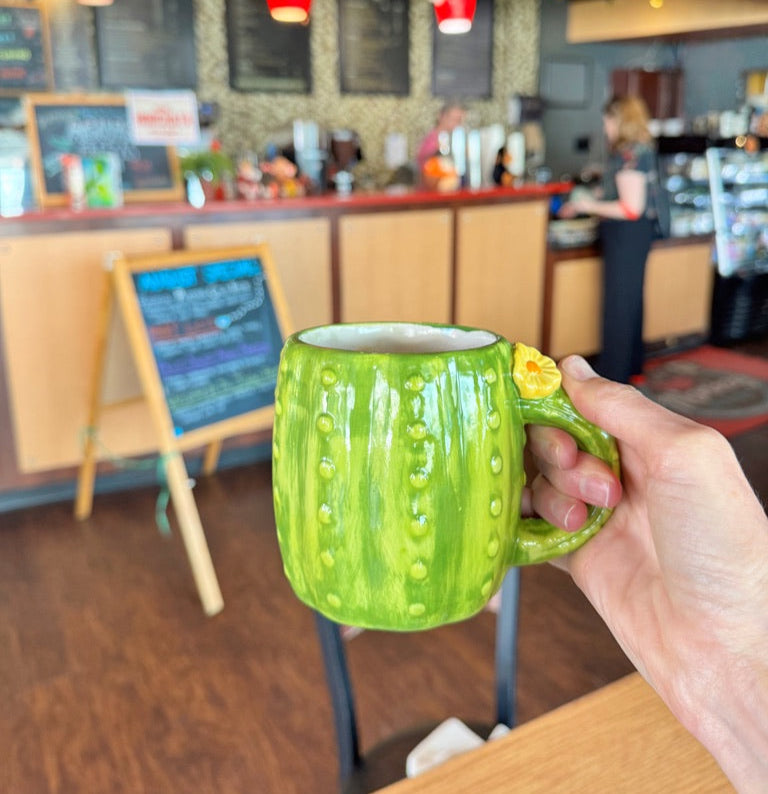 Cactus Coffee Mug - Green