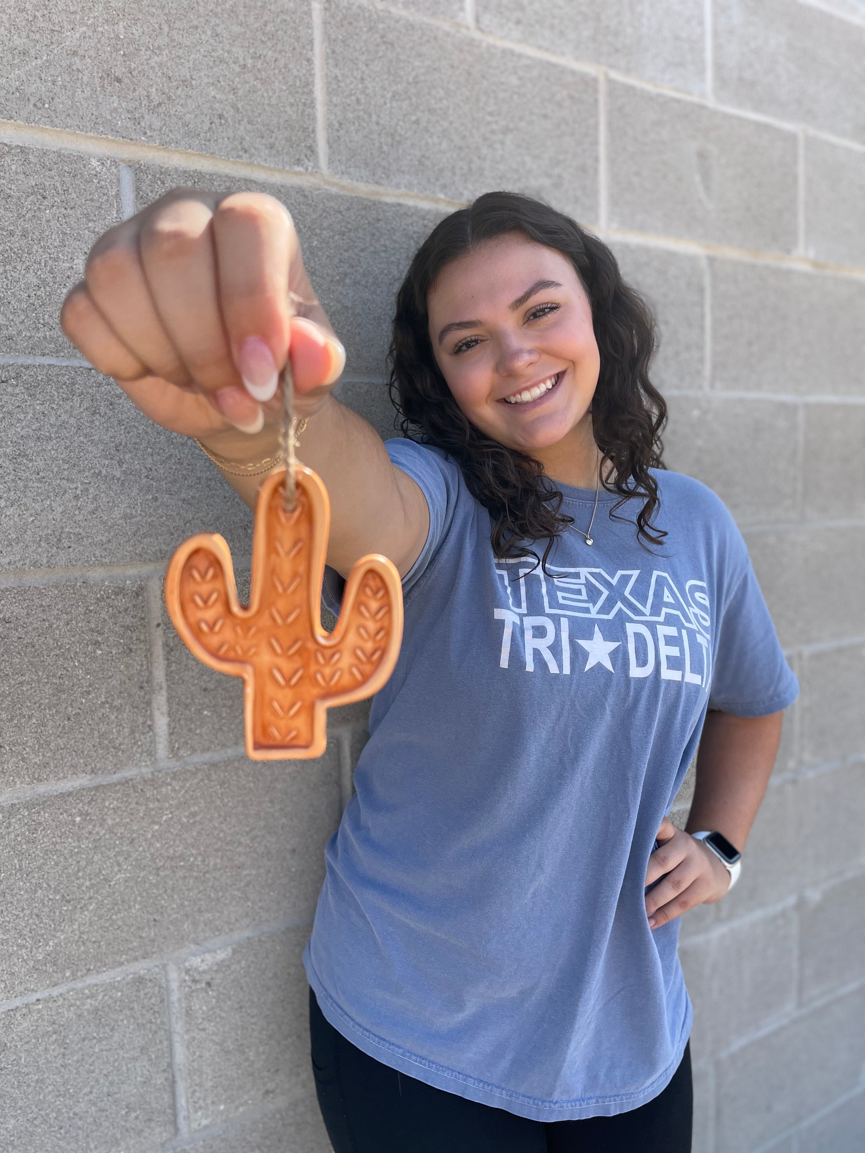 Ceramic Cactus Ornaments