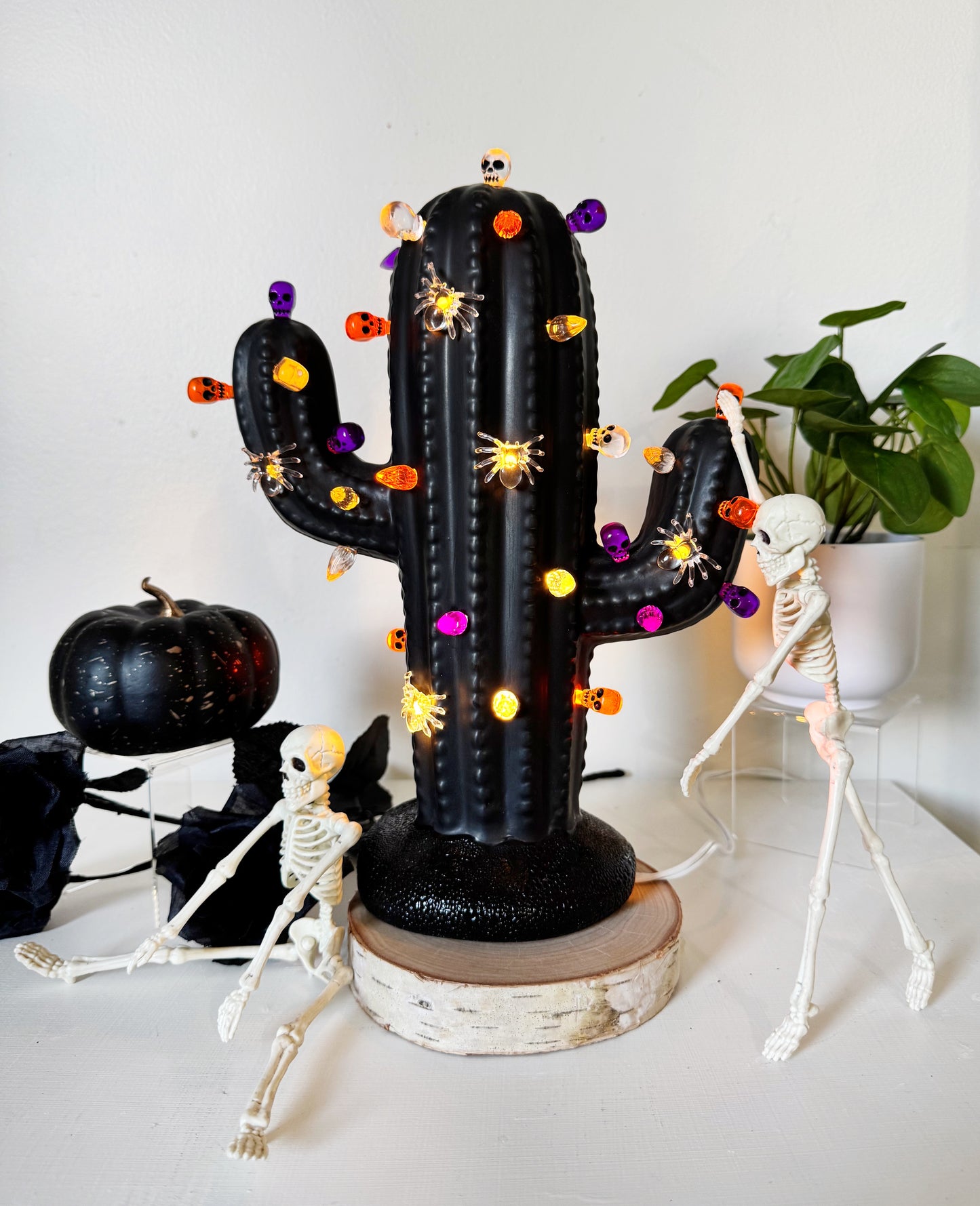 Spooky Lights for Ceramic Trees