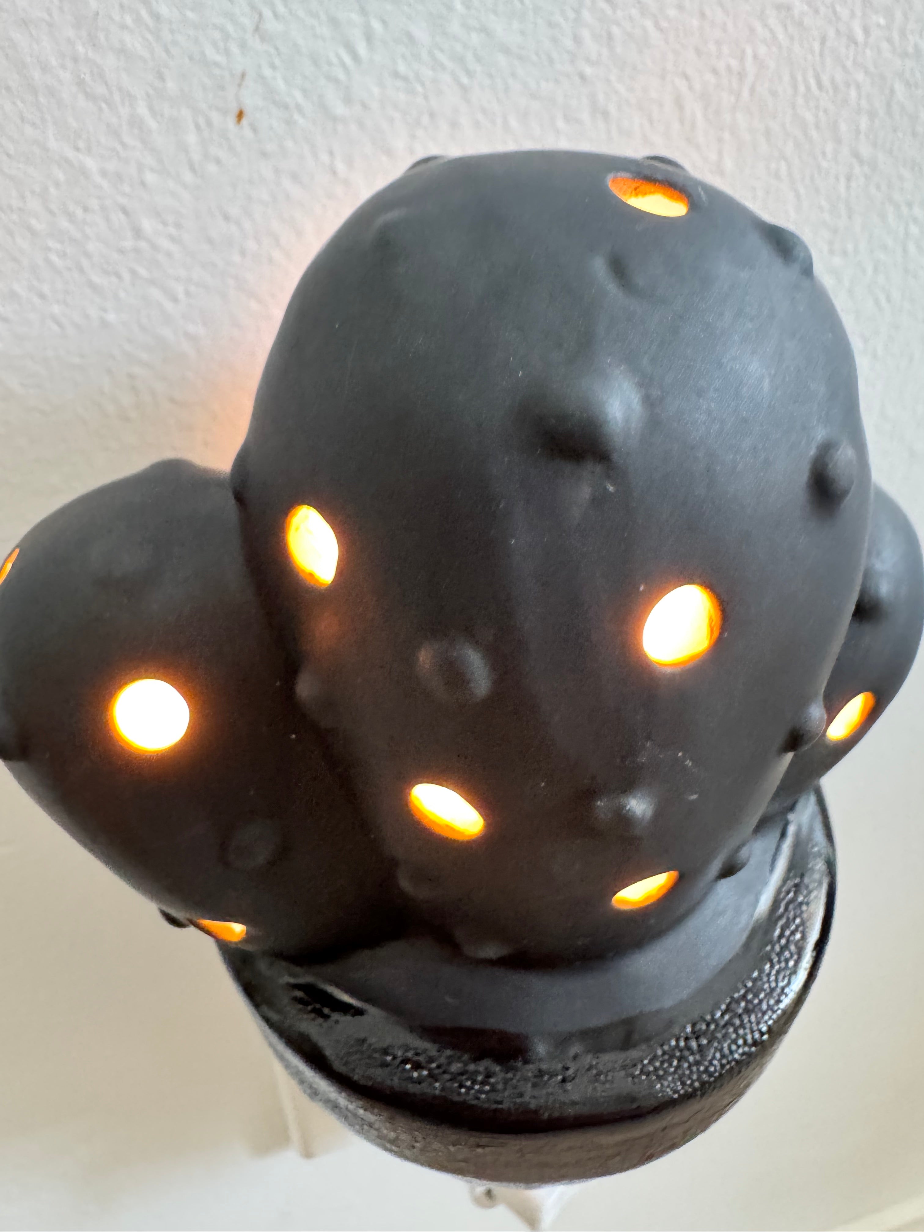 Cactus Night Light - Matte Black