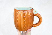 Cactus Coffee Mug - Orange
