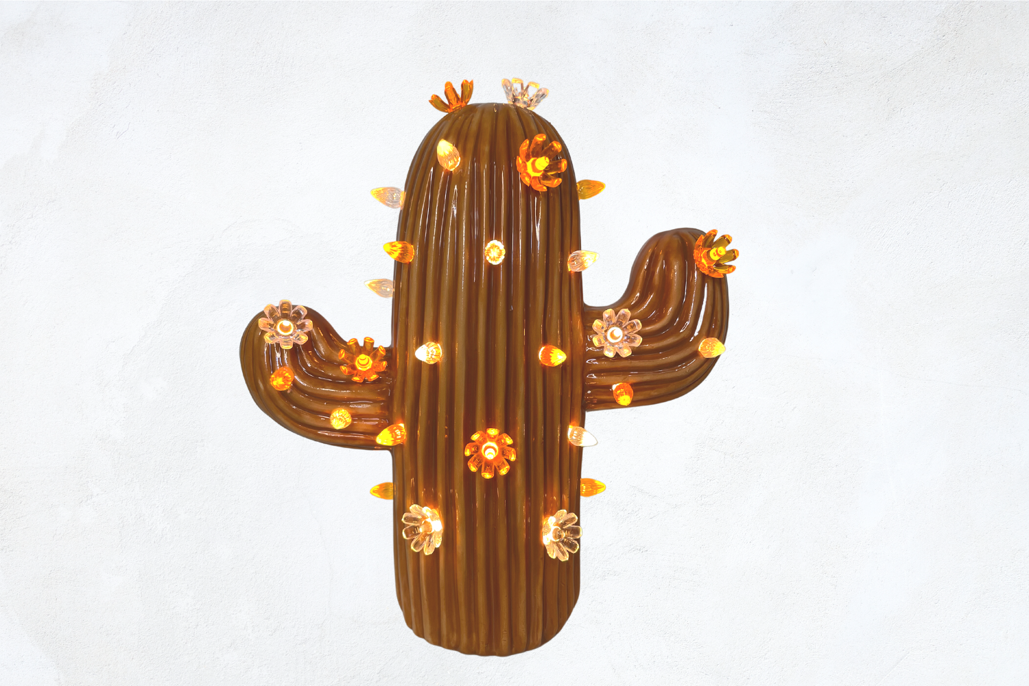 Burnt Orange Medium Cactus Light