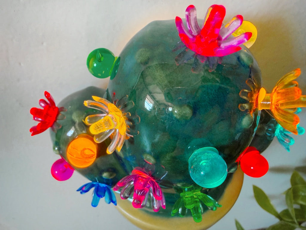 Dark Green Cactus Night Light