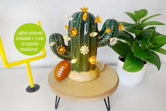 Dk Green Baby Lighted Cactus Tree