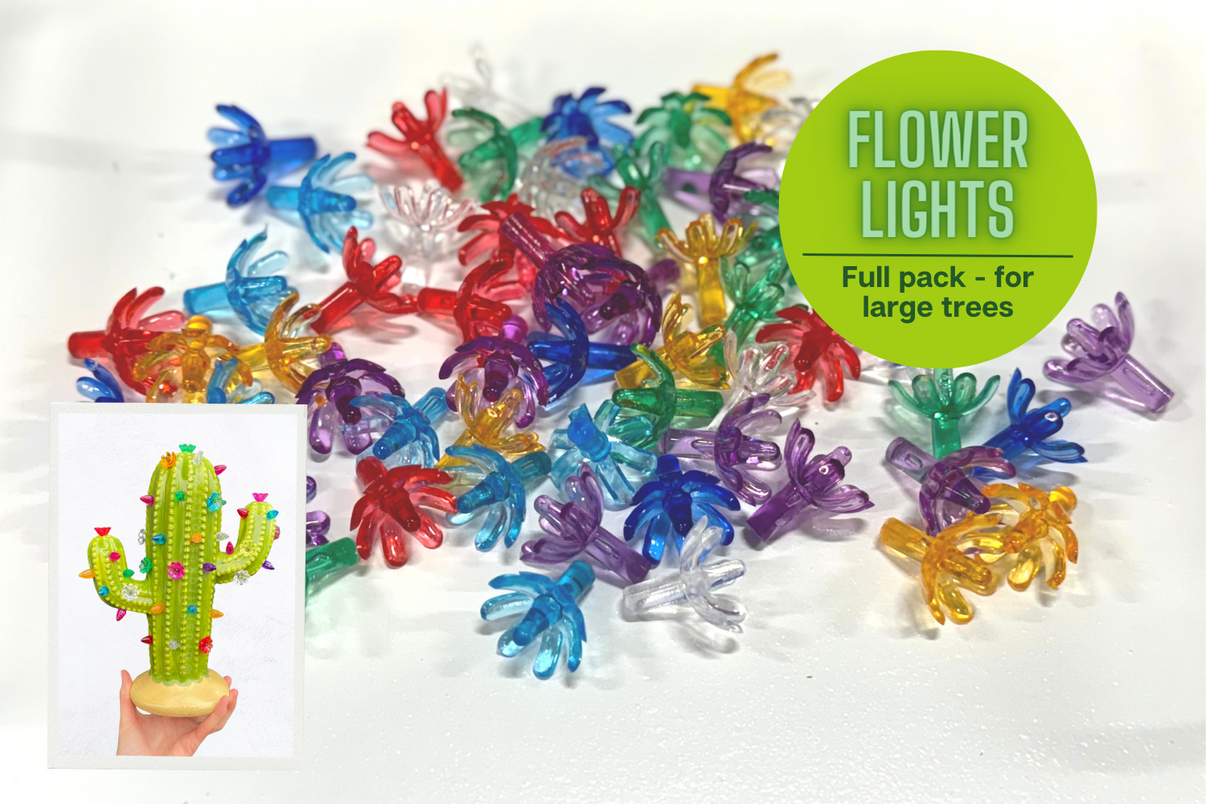 Flower Lights for Ceramic Trees Brush Strokes Pottery