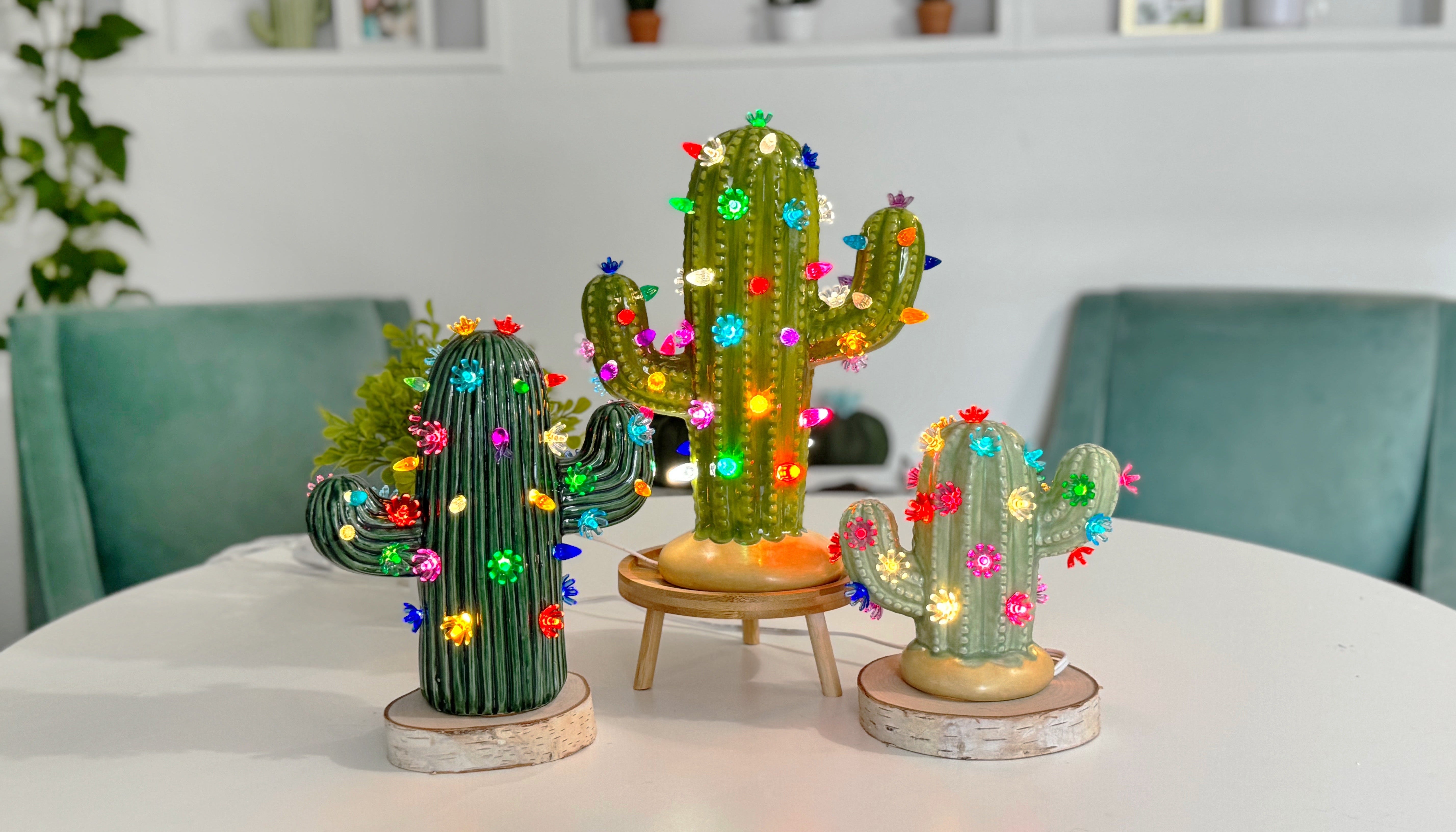 Home of the Original Ceramic Lighted Cactus Tree – Brush Strokes