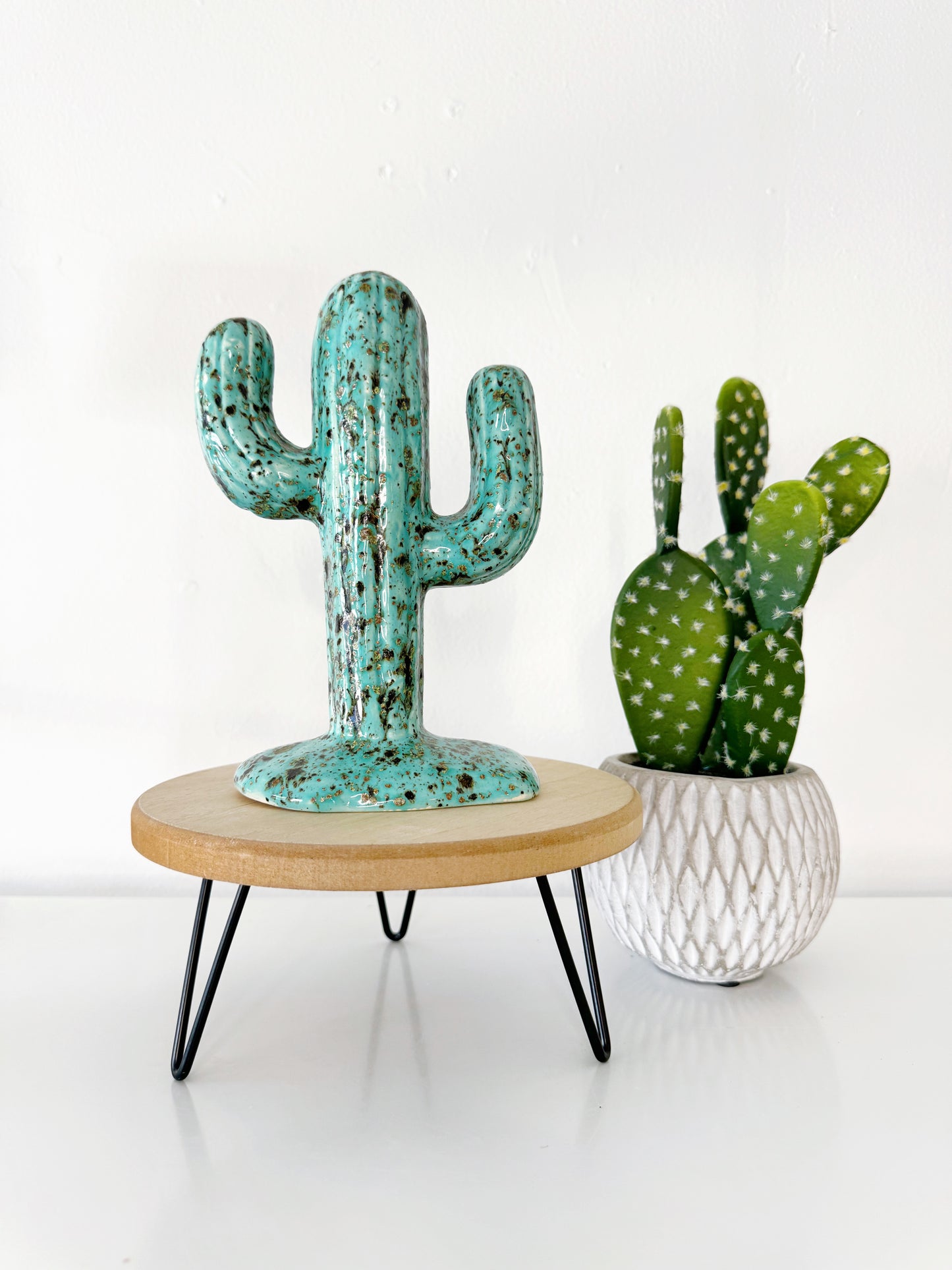 Country Ceramic Cactus Tree - The Kacey