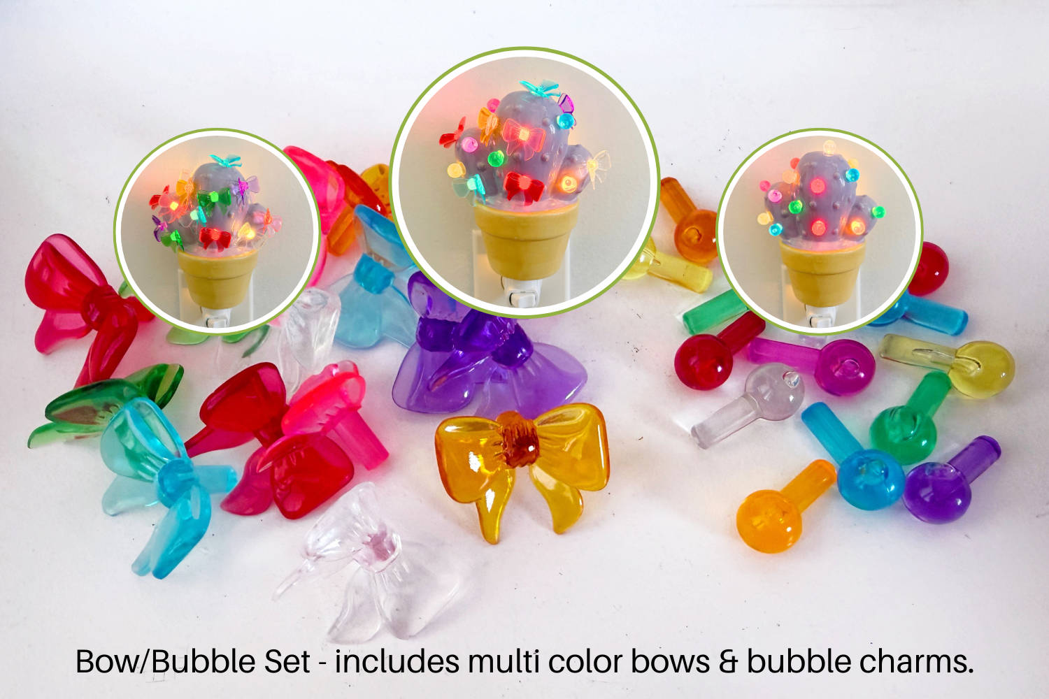 Lavender Cactus Night Light