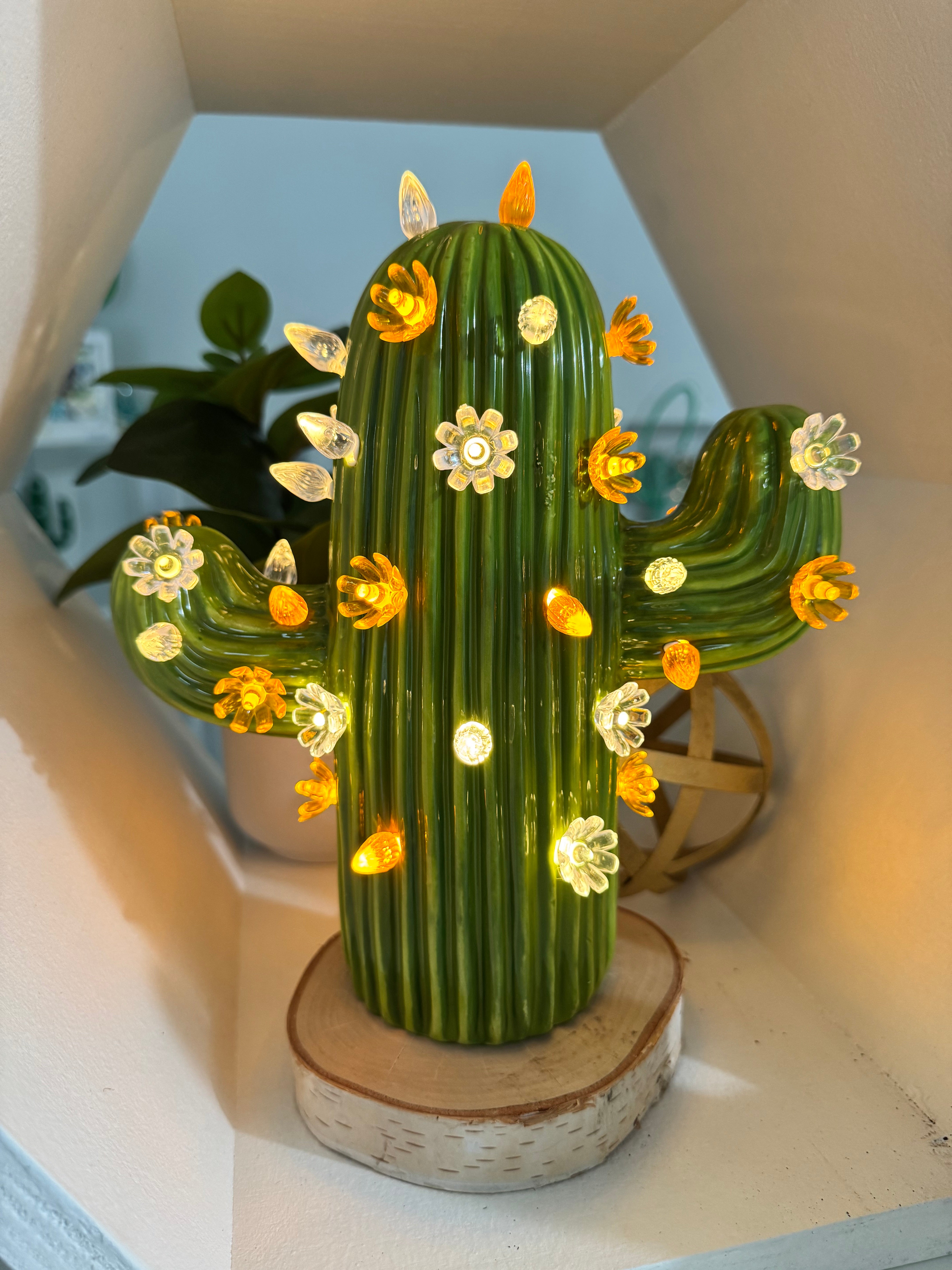 Gold/White Light Combo for Ceramic Trees