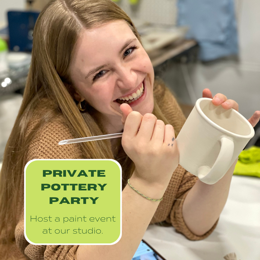 Private Pottery Paint Party