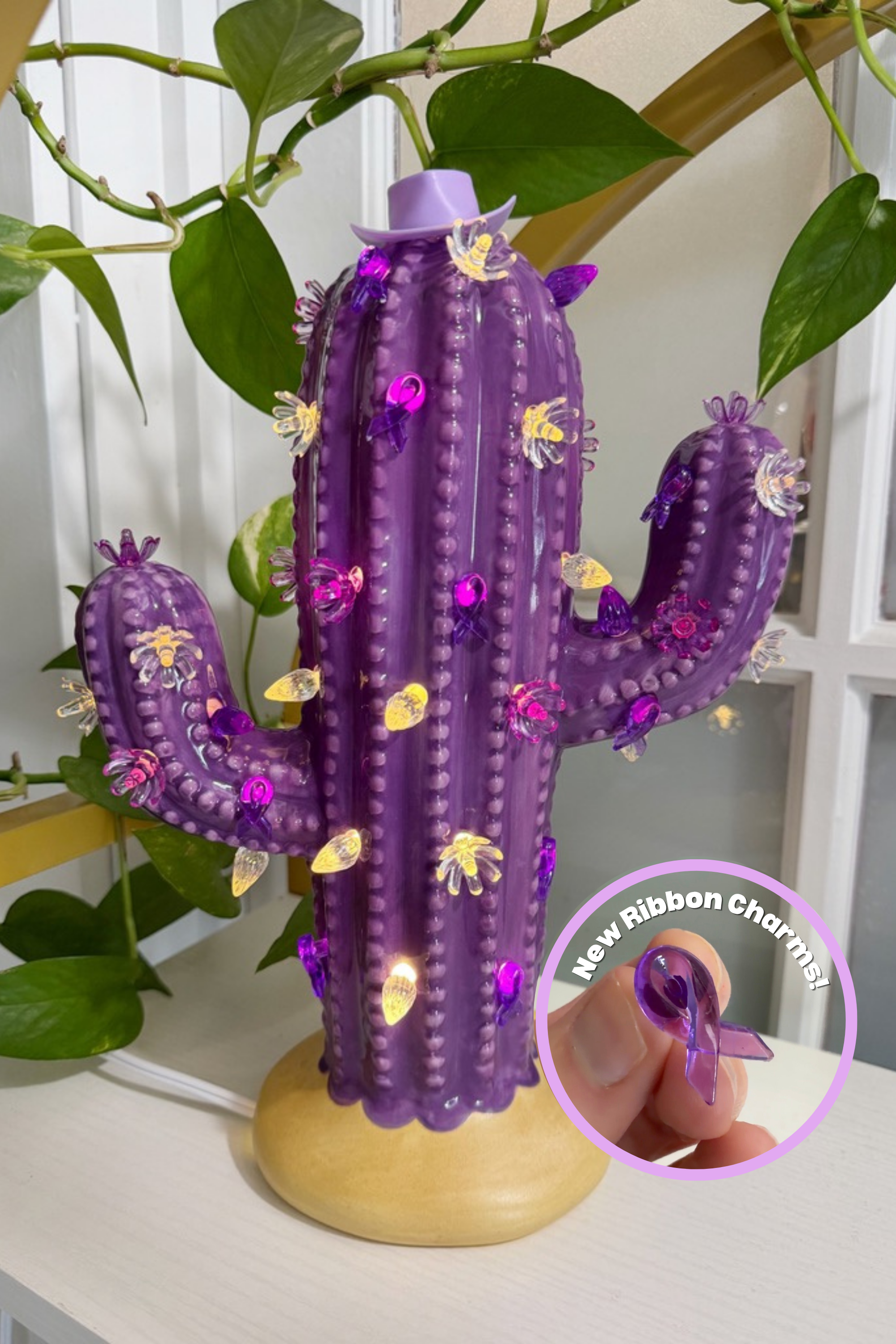Purple Lights for Ceramic Trees