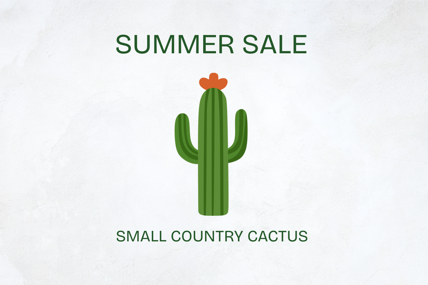 Cactus Statue/Jewelry Holder - SUMMER SALE!