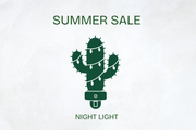 Cactus Night Lights - SUMMER SALE!