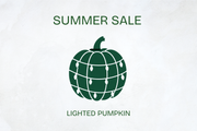 Lighted Pumpkin - SUMMER SALE!