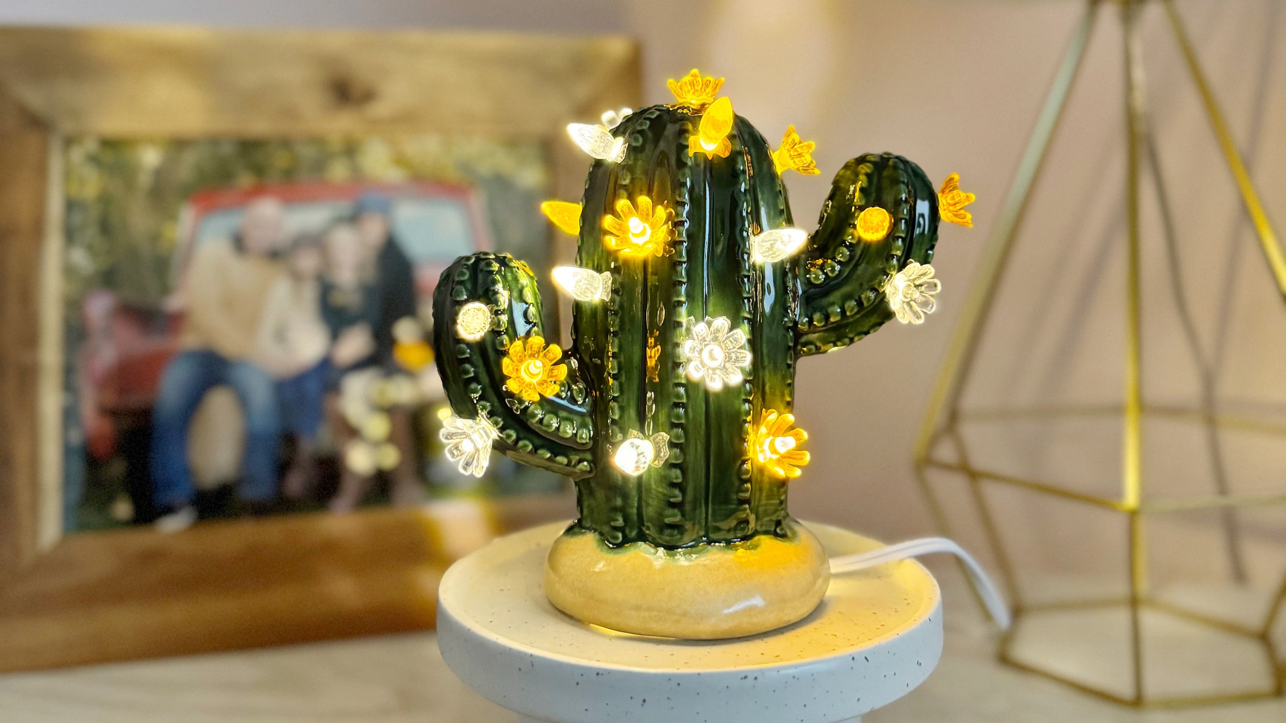 Gold/White Light Combo for Ceramic Trees