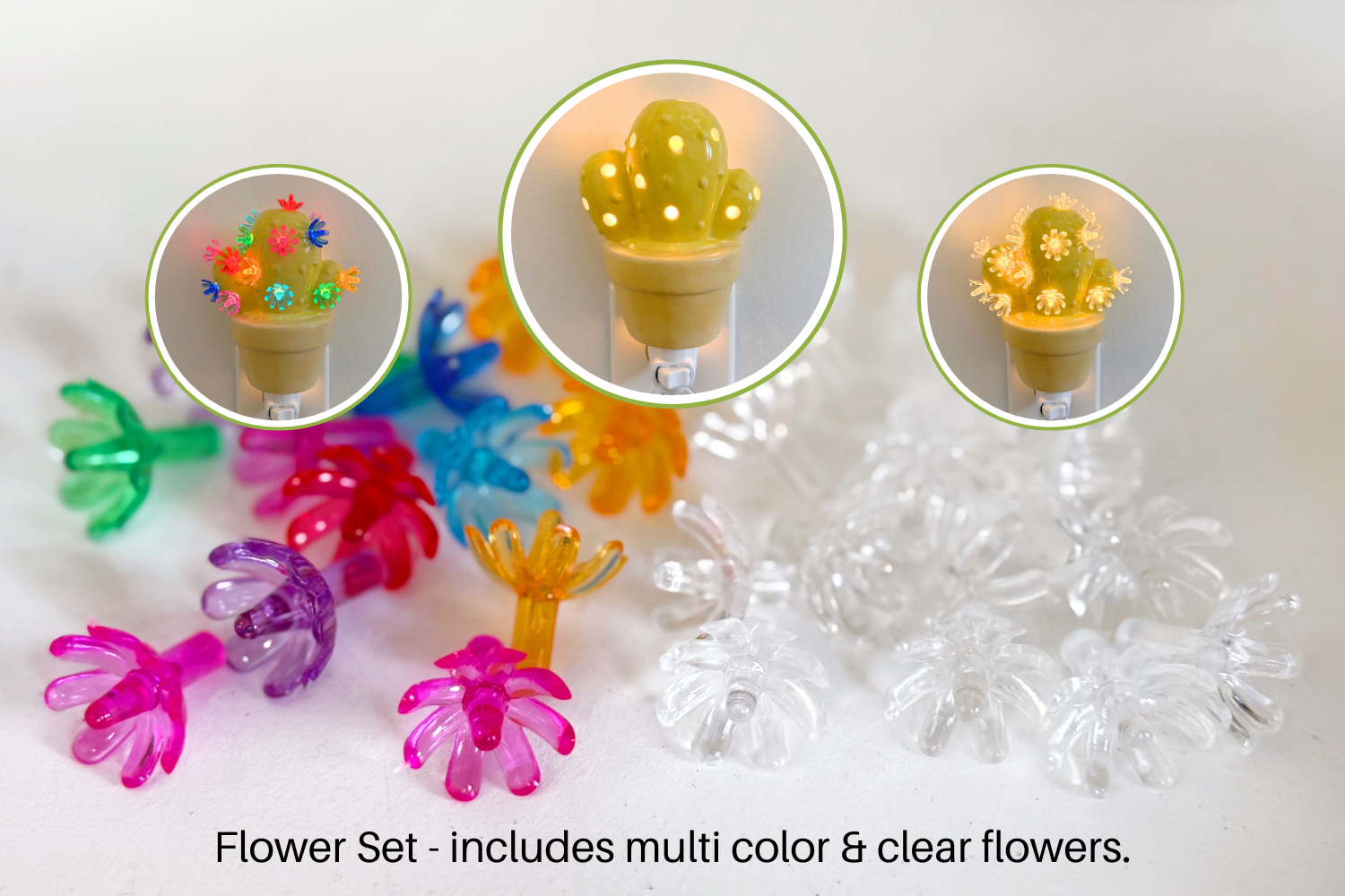 Yellow Cactus Night Light