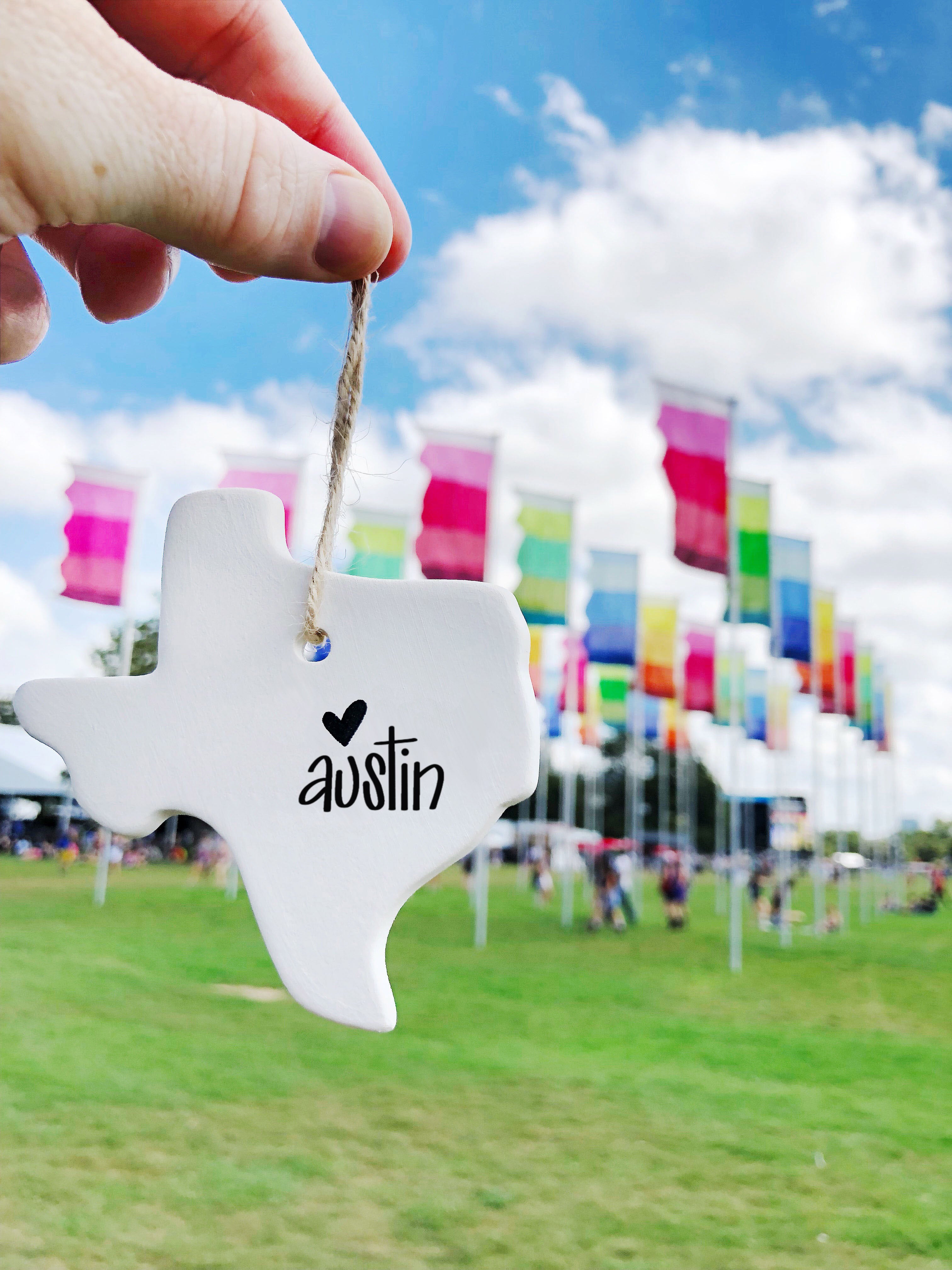 Austin Texas Christmas Ornament