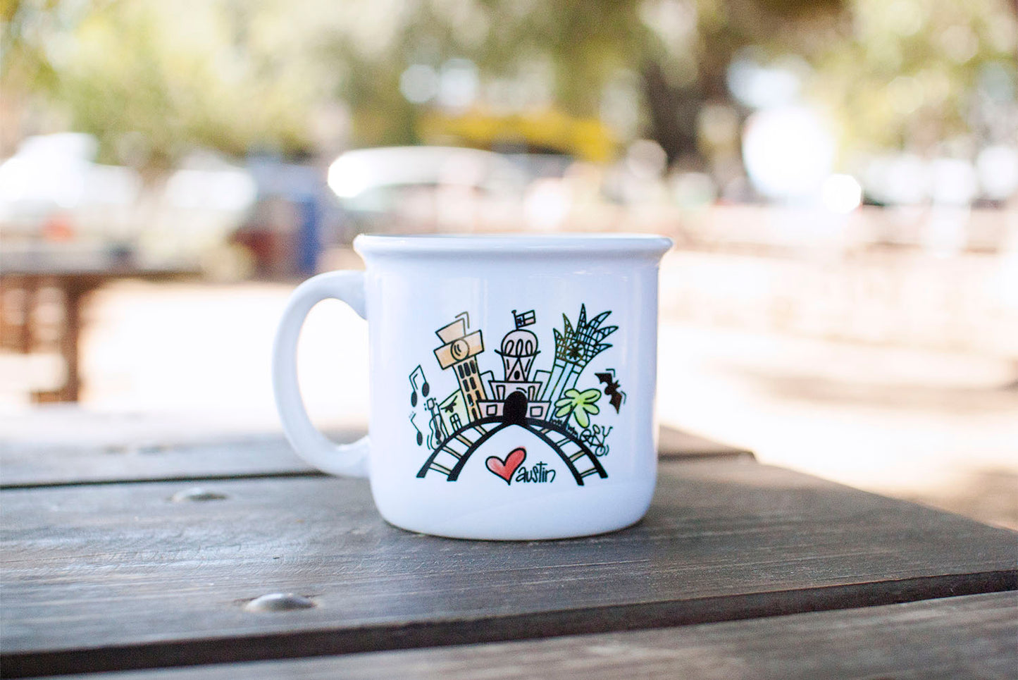 Custom - Austin Skyline Camper Coffee Mug