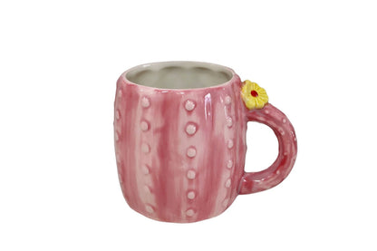 Cactus Coffee Mug - Pink