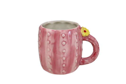 Cactus Coffee Mug - Pink