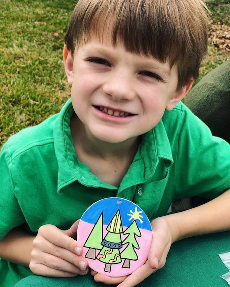 DIY Texas Ornament Coloring Kit