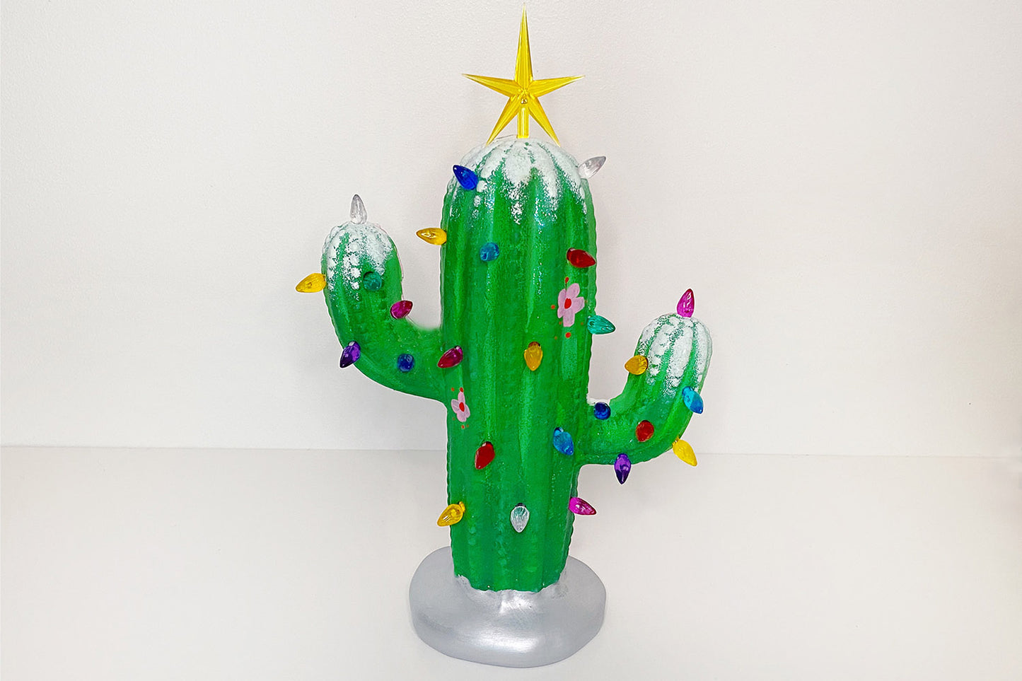 DIY Lighted Ceramic Cactus Tree Kit