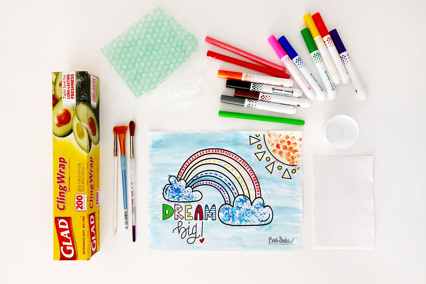 Virtual Kids Coloring Workshop - "Dream Big" Rainbow