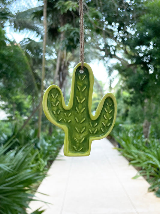 Ceramic Cactus Ornaments