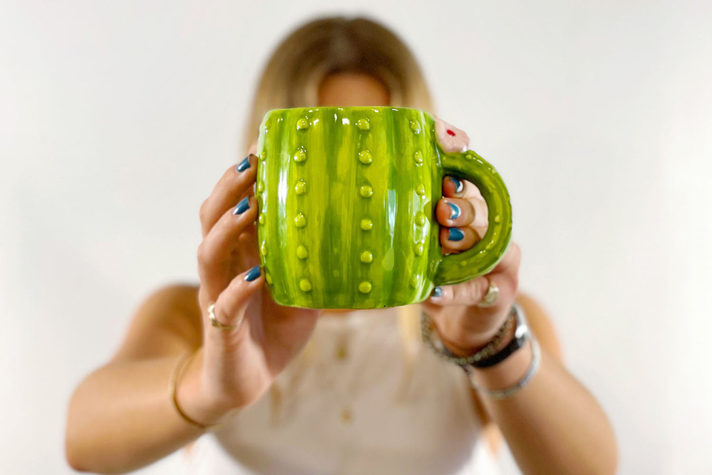 Cactus Coffee Mug - Green