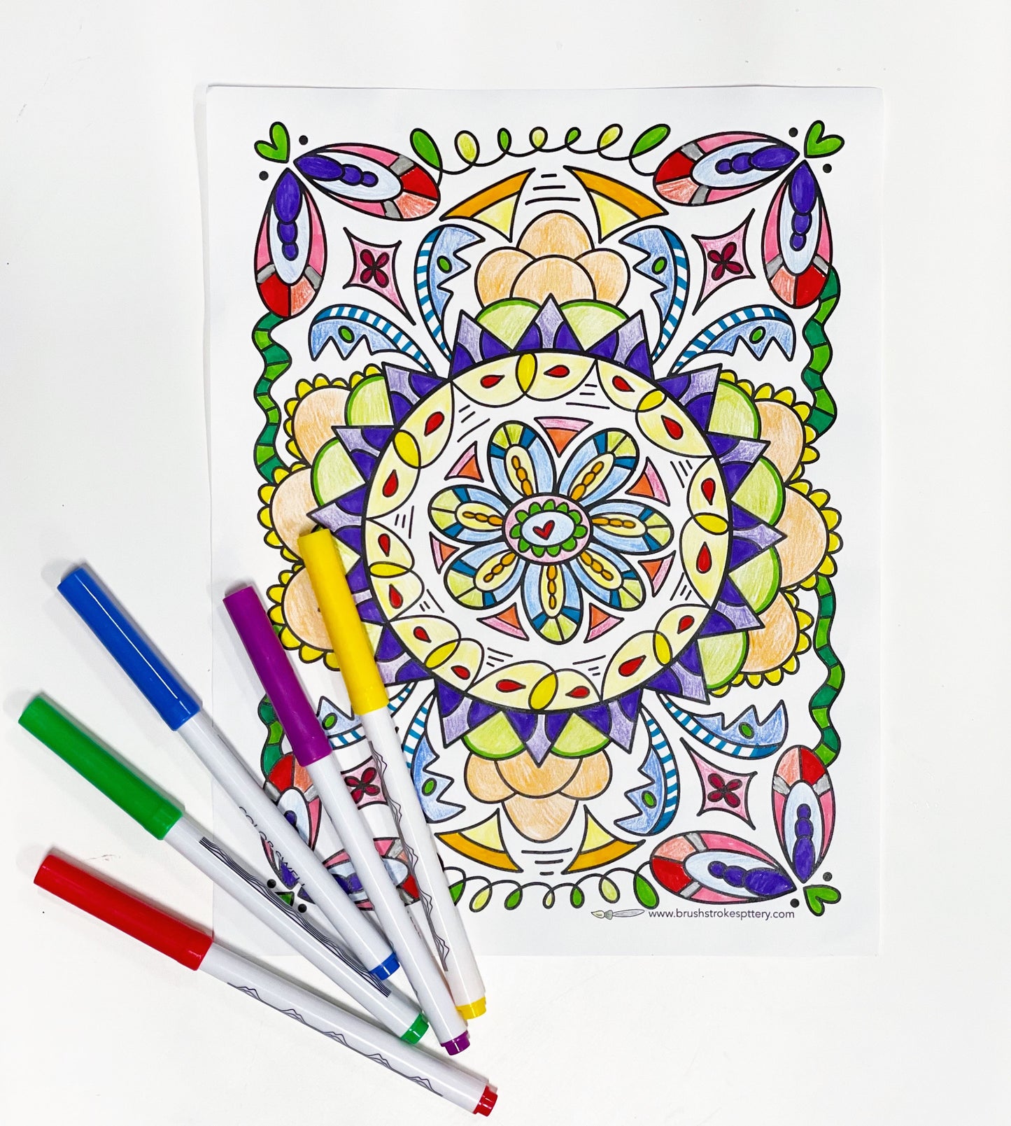 Grown Up Coloring Page