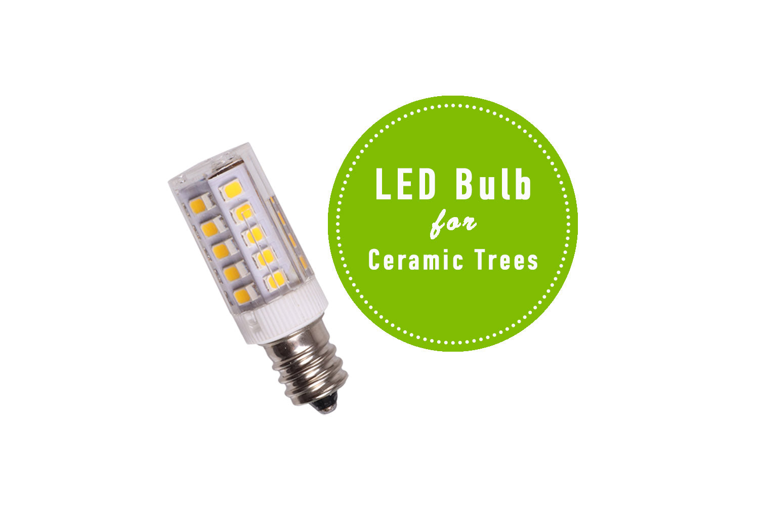 LED Bulb/Cord for Ceramic Trees