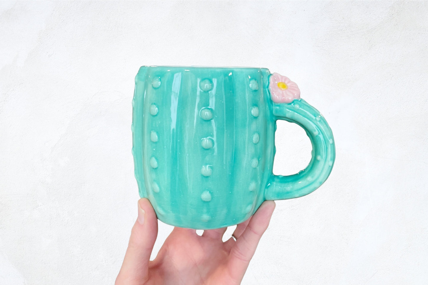 Jade Green Cactus Coffee Mug