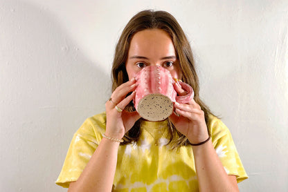 Cactus Coffee Mug - Pink