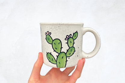 Prickly Pear Cactus Camper Mug