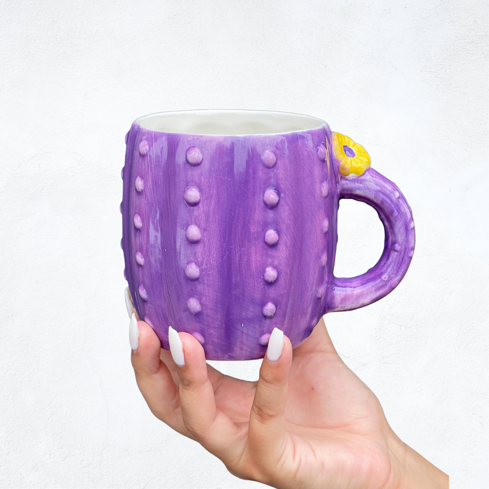 Purple Cactus Coffee Mug