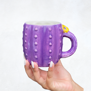Purple Cactus Coffee Mug