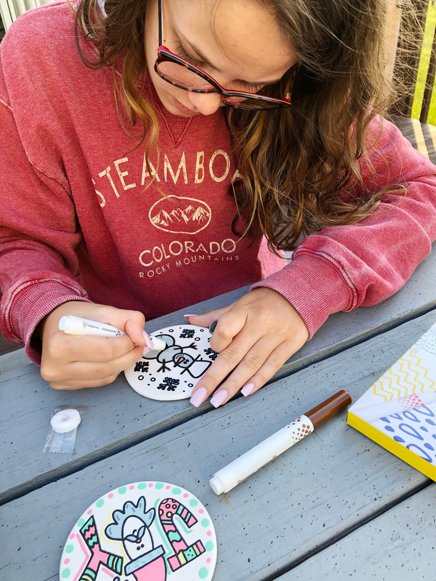 DIY Texas Ornament Coloring Kit